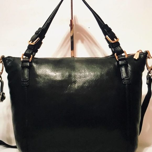 Michael Kors Black Satchel Handbag, EUC - Picture 2 of 16